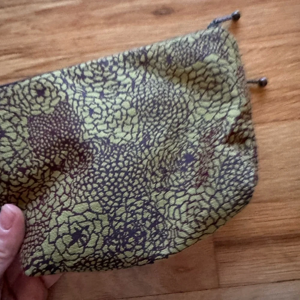 Maruca Green and Brown Women's Pouch